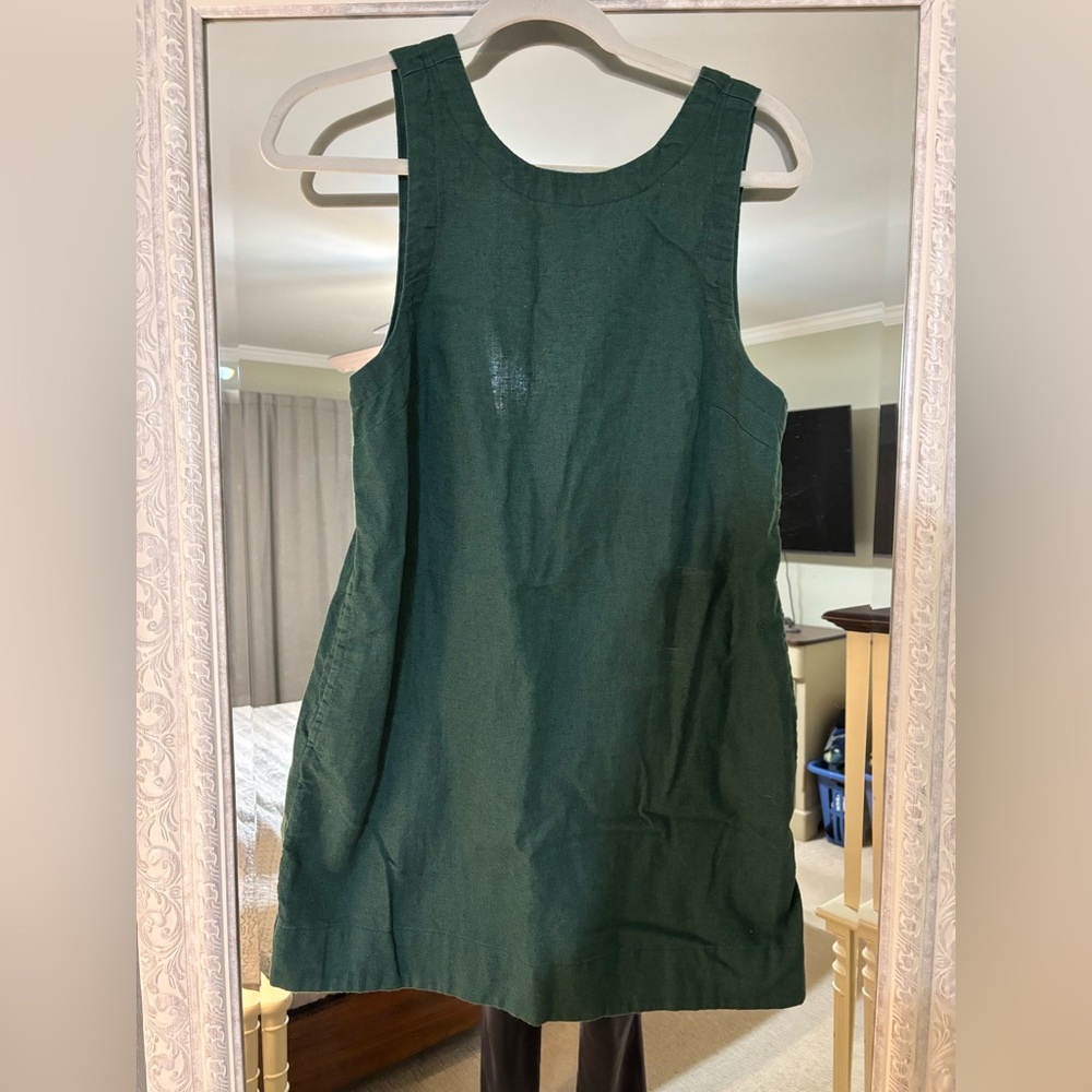 Free People Green Sleeveless Top